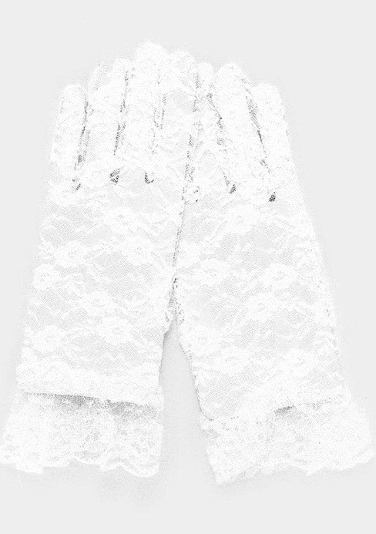 Living in Lace dainty white gloves