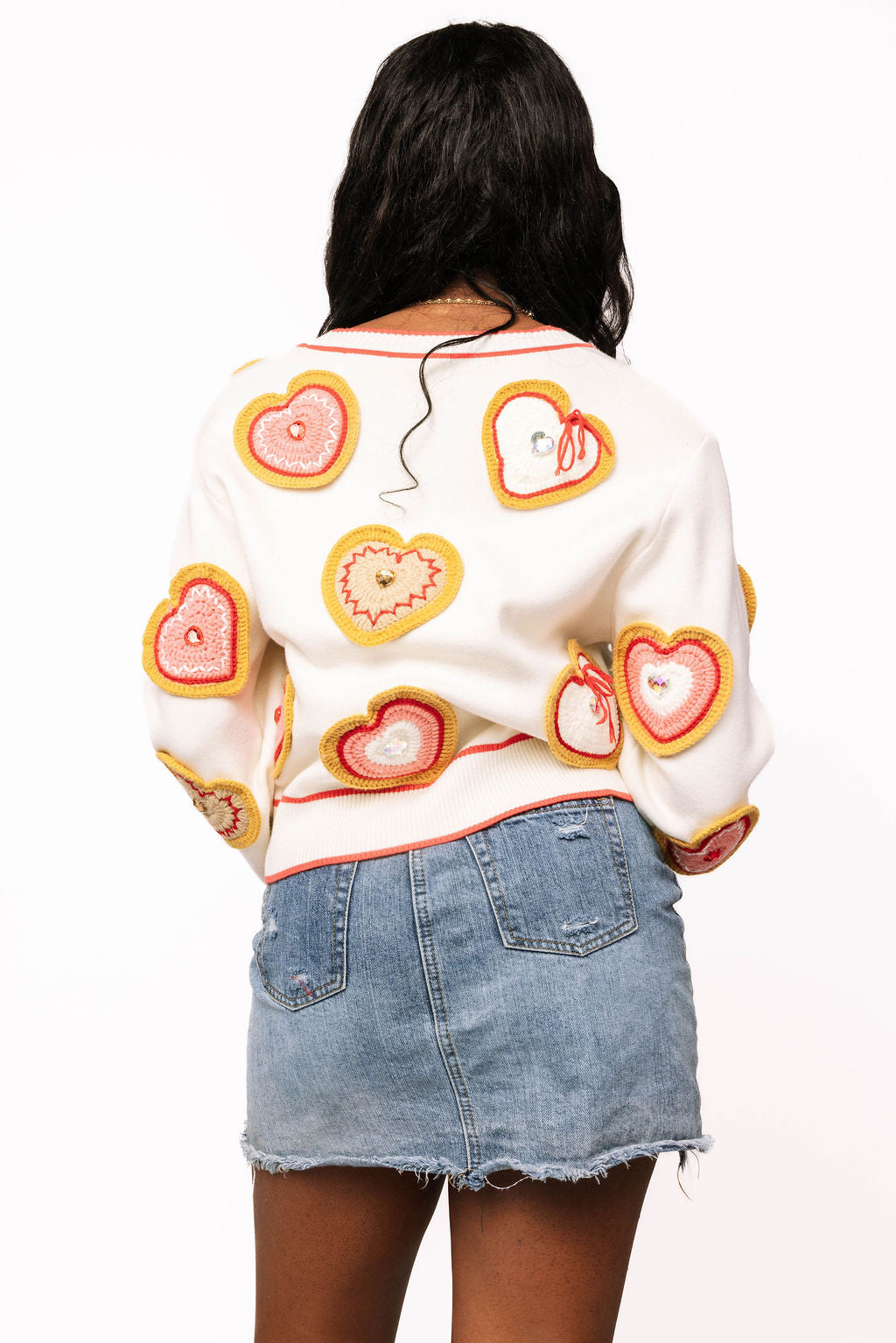 Valentine Heart Cookie Cardigan