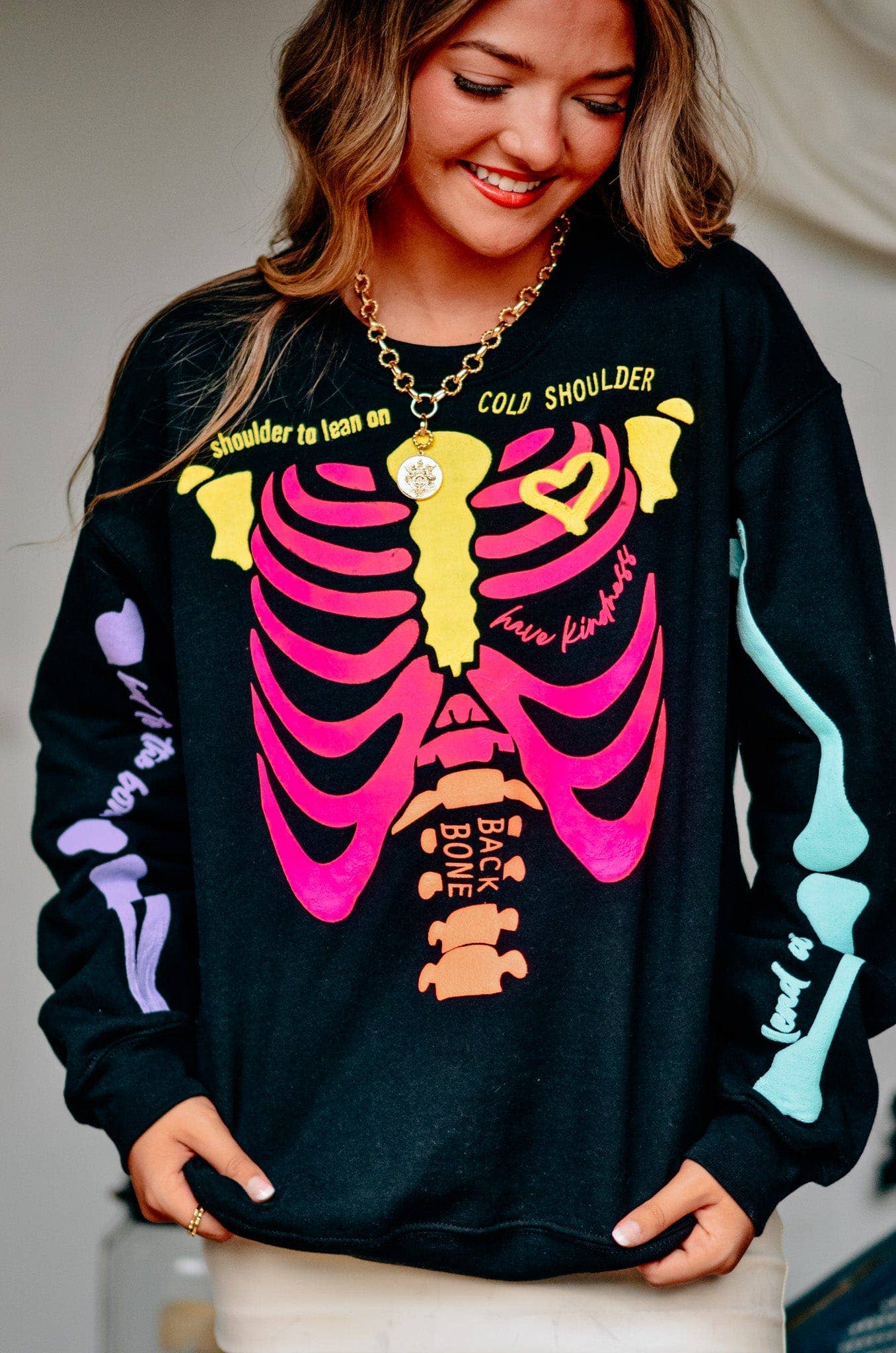Neon Skelly Sweatshirt