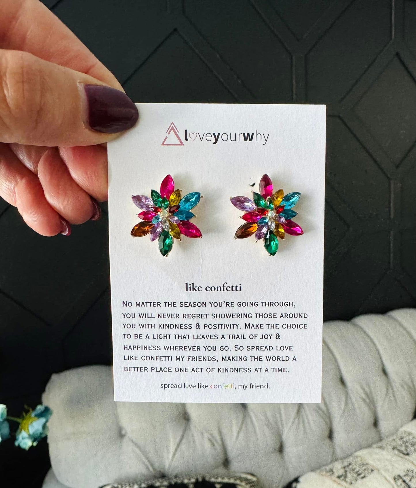 Spread Love Like Confetti Earrings