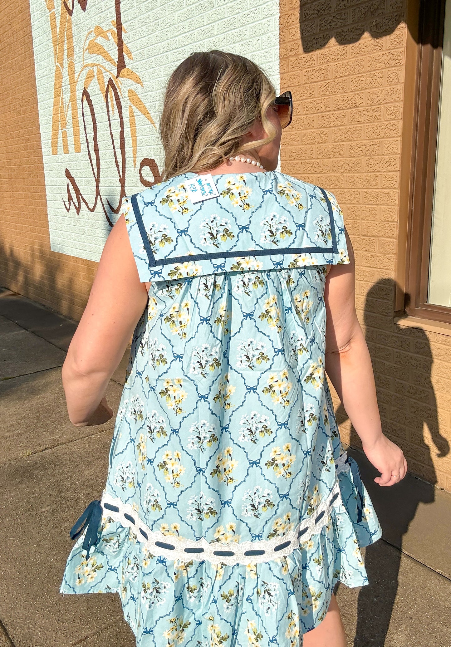 Springtime Serenade Floral Dress