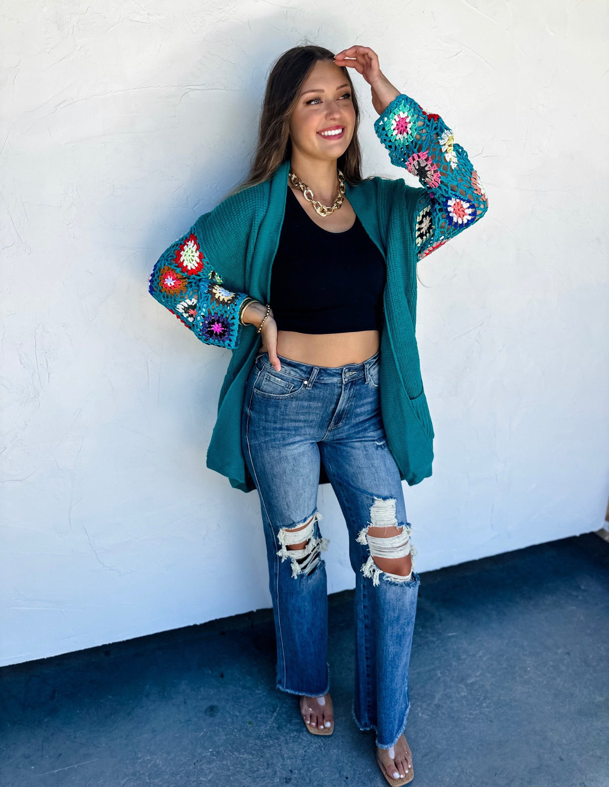 Indie Crochet Cardigan
