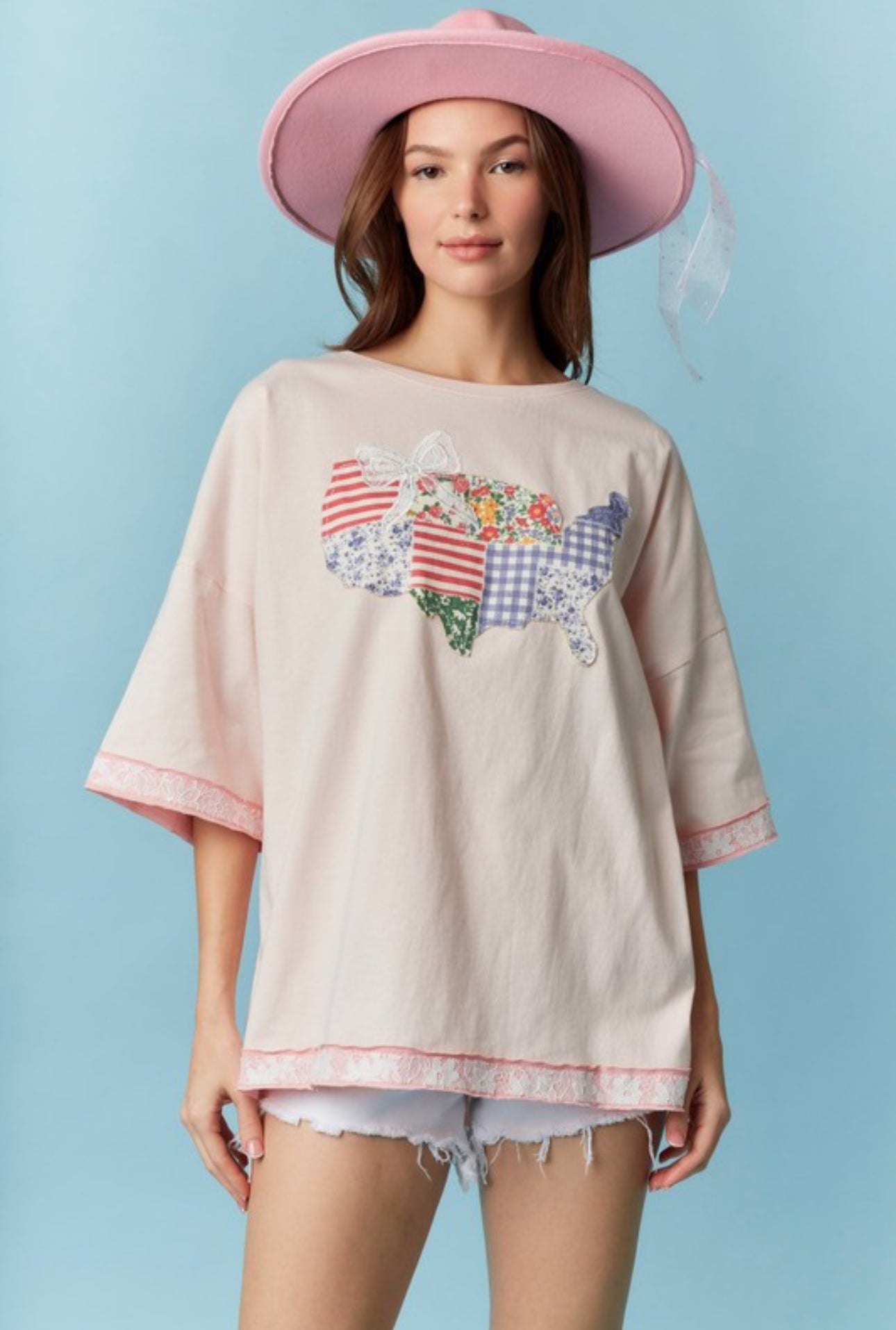 America the Beautiful Blush Top