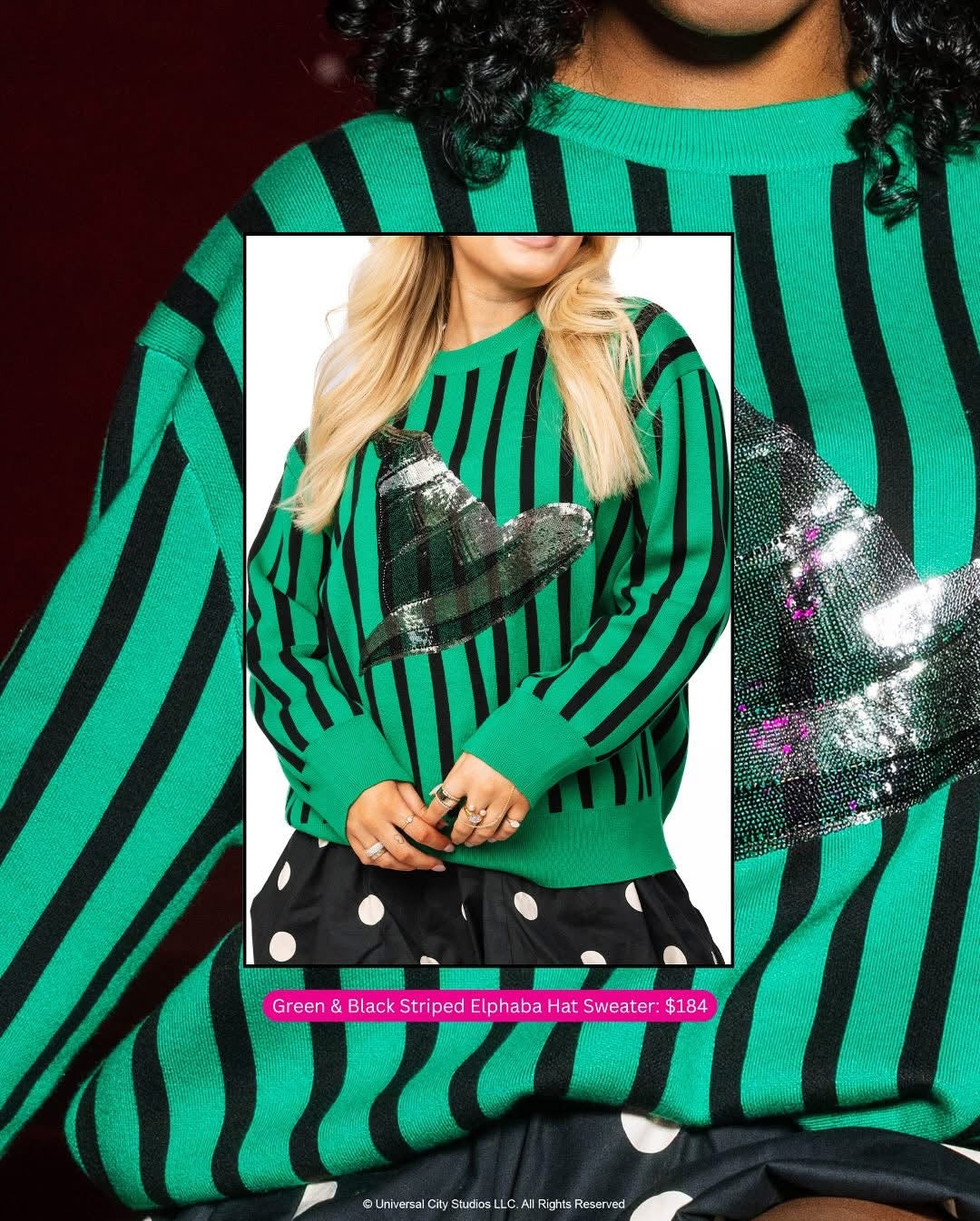 Elphaba Striped Sweater
