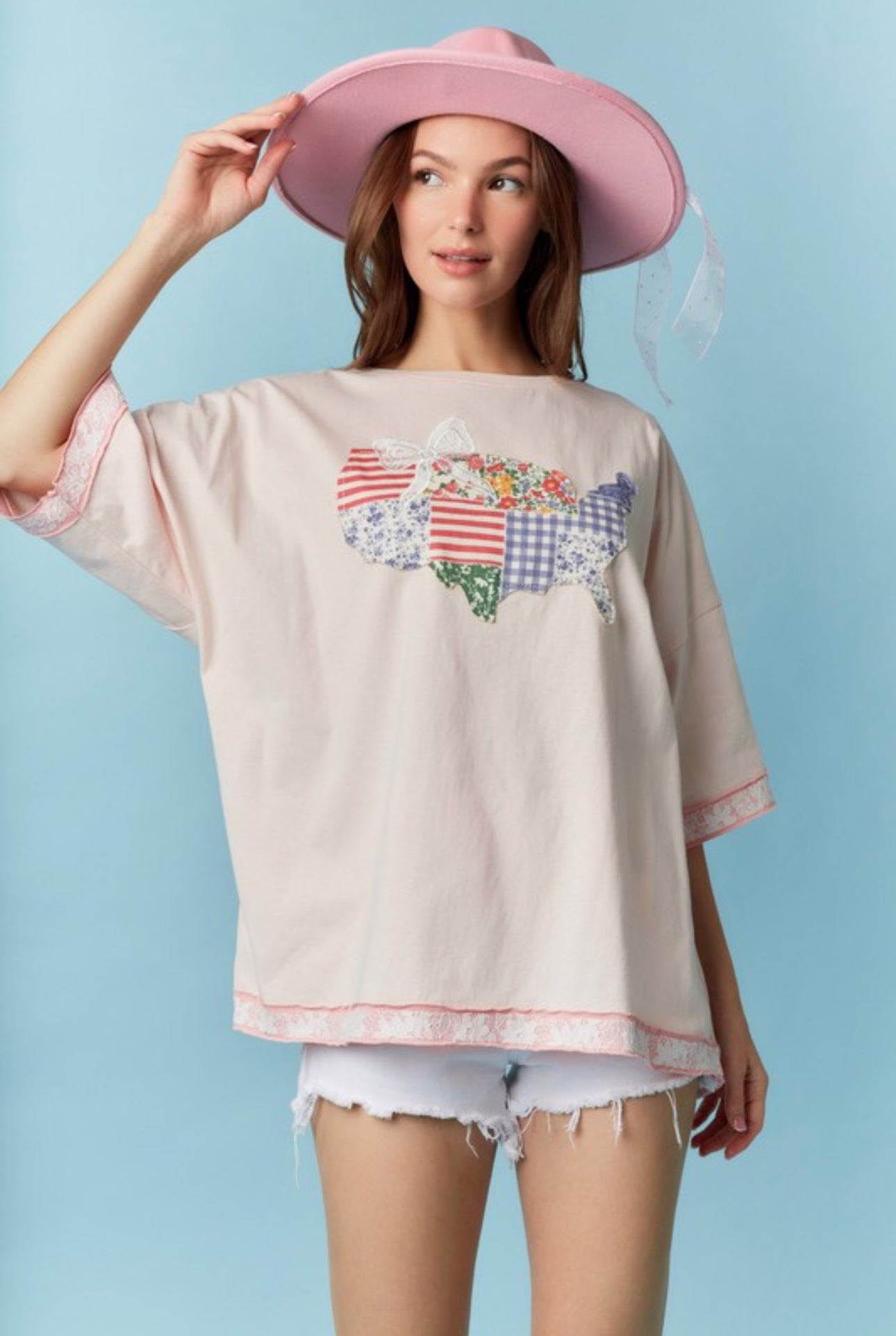 America the Beautiful Blush Top Preorder