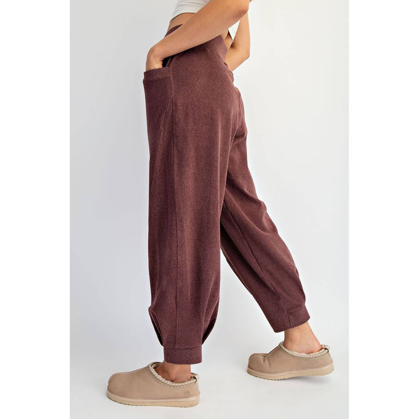 Ribbed Cocoon Pants