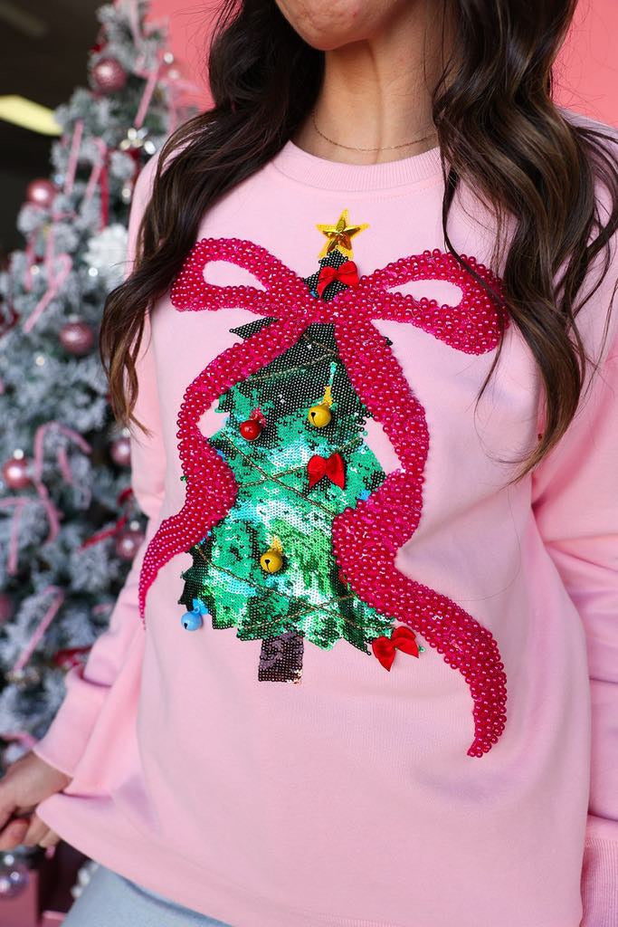 Oh Christmas Tree Pink Sweatshirt