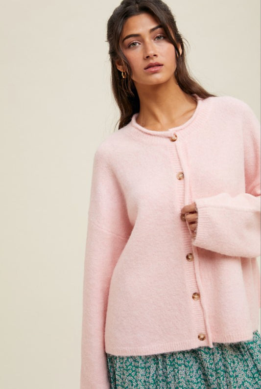 Ballet Pink Cardigan