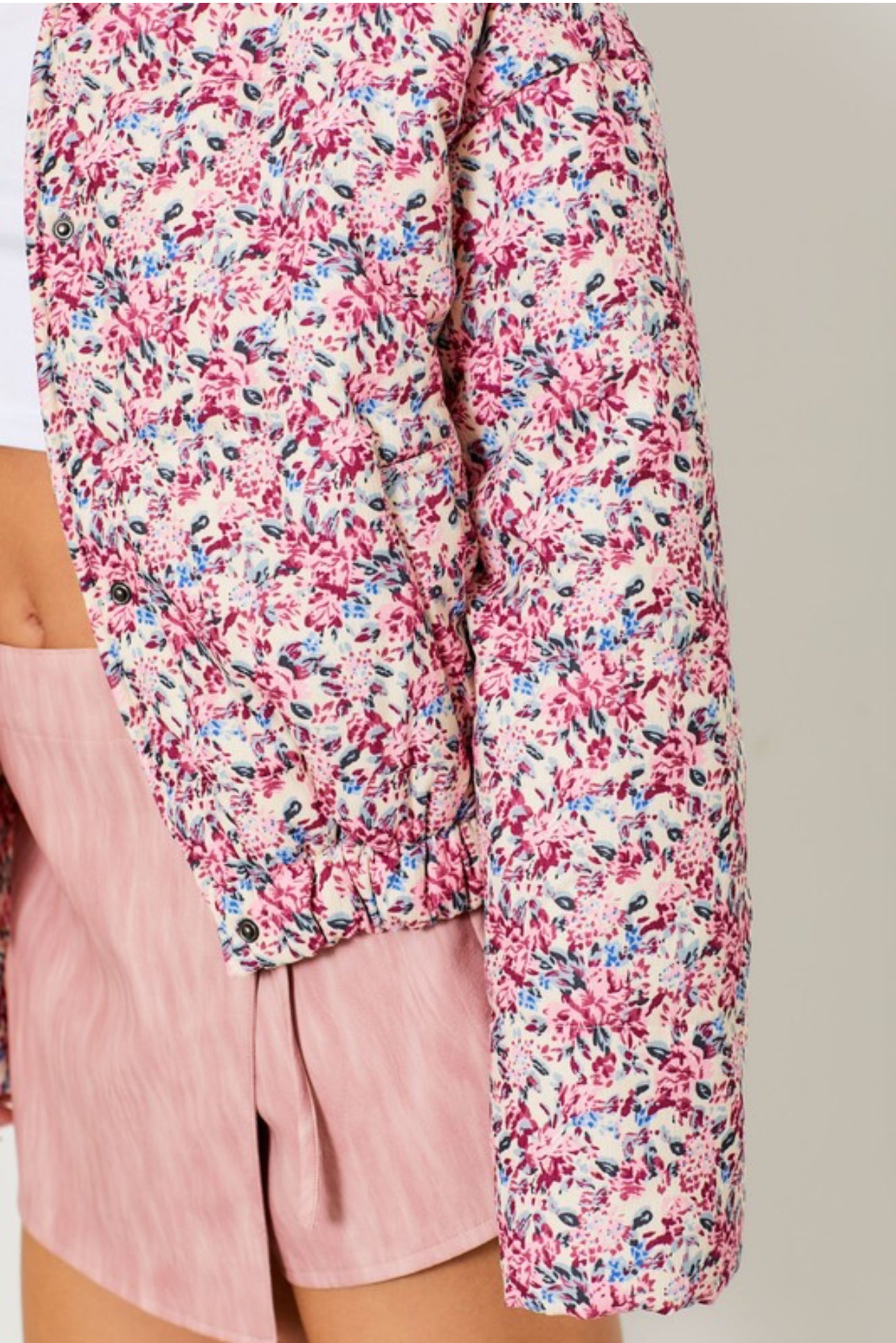 Floral Puffer Jacket