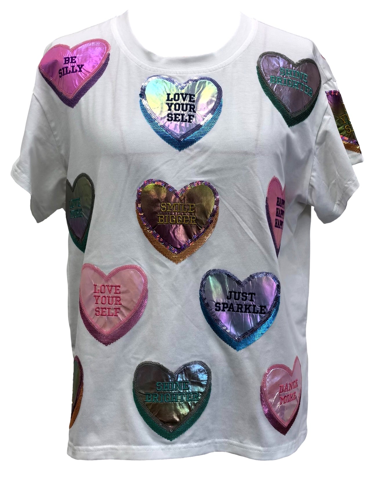 Positive Candy Hearts Tee