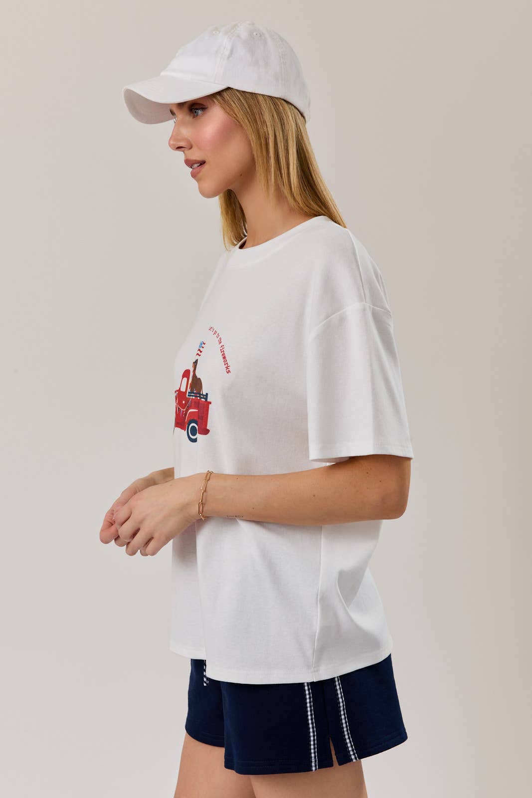 USA Let’s Go to the Fireworks Weenie dog Tee