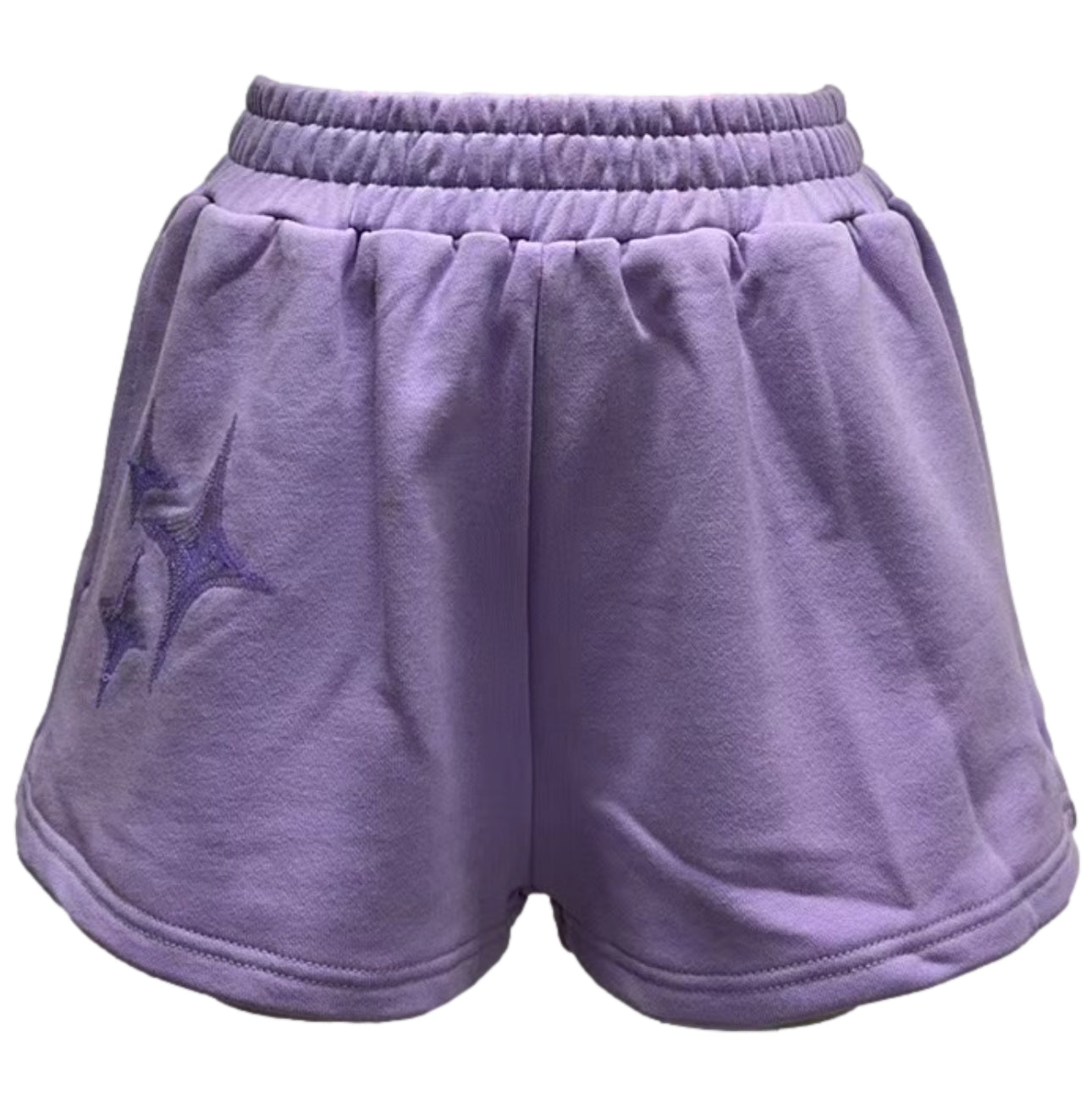 Purple Tonal Queen of Sparkles Shorts