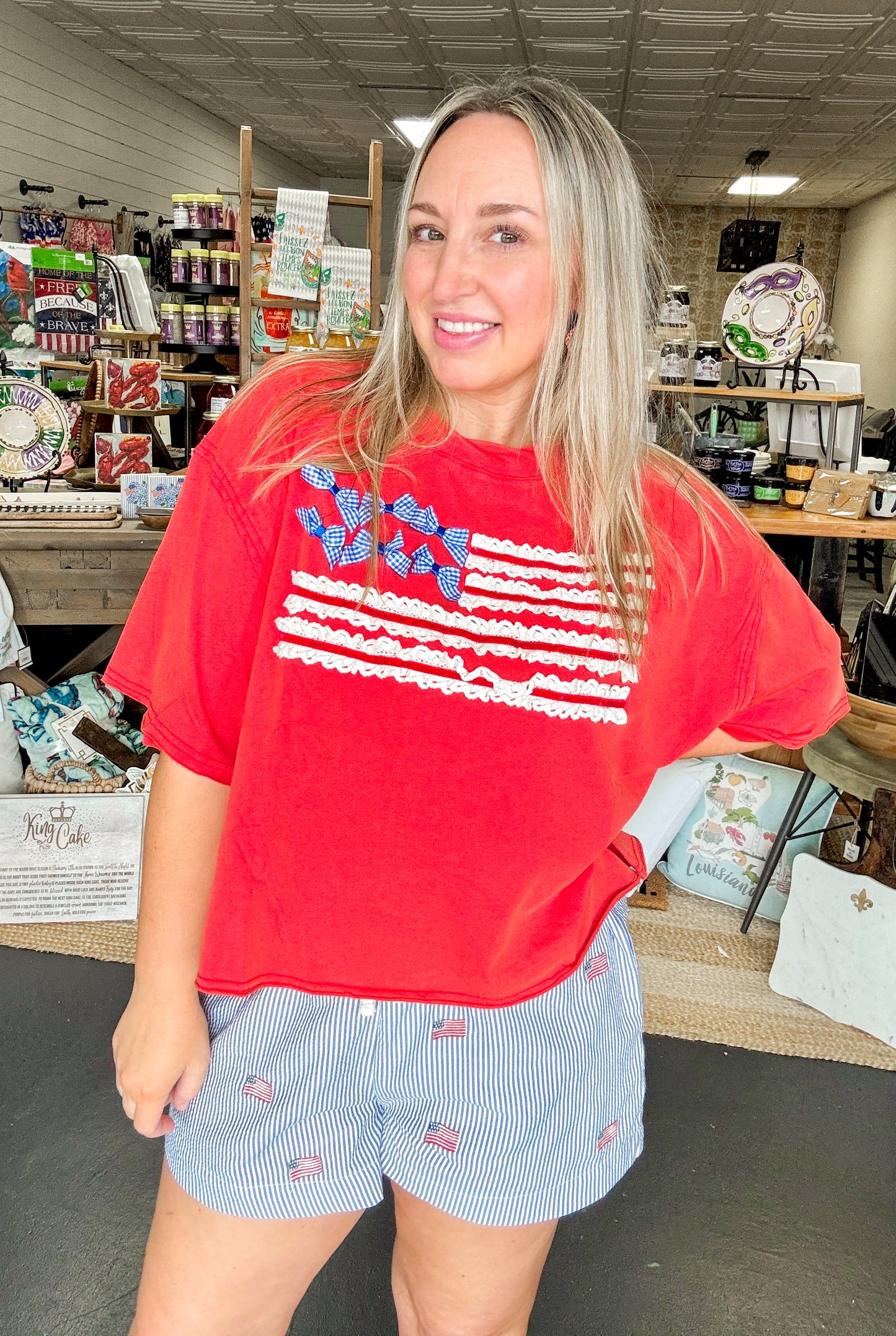 Old Glory Soft Red Tee