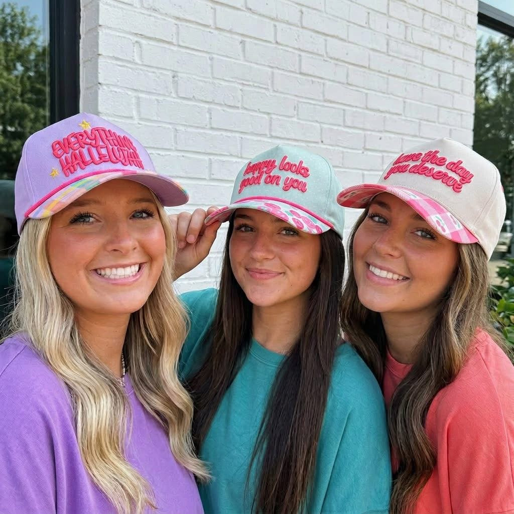 Fun & Faithful Embroidered Hats