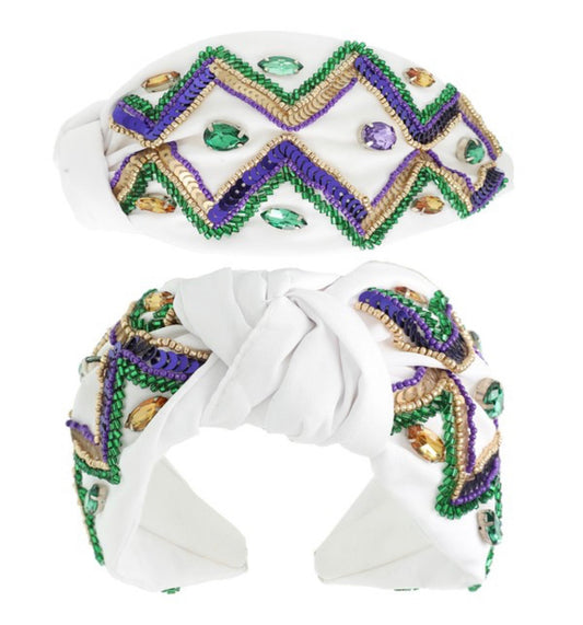 Mardi Gras Headband