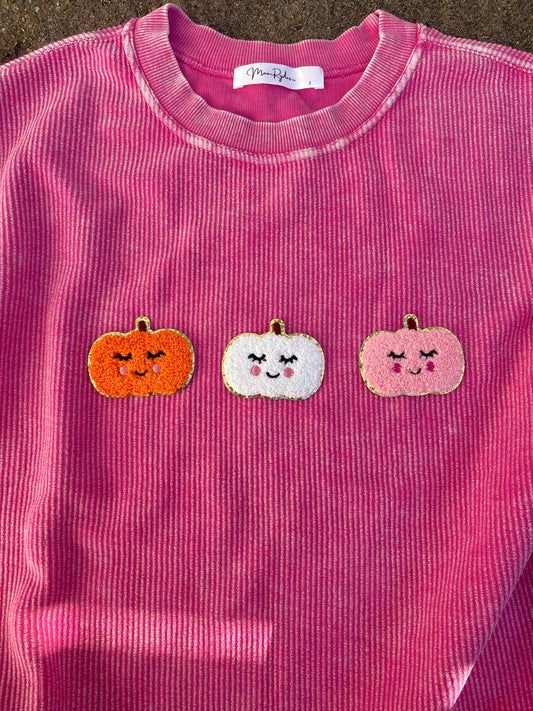 Pumpkin Head Corded Pullover or Sweatshirt