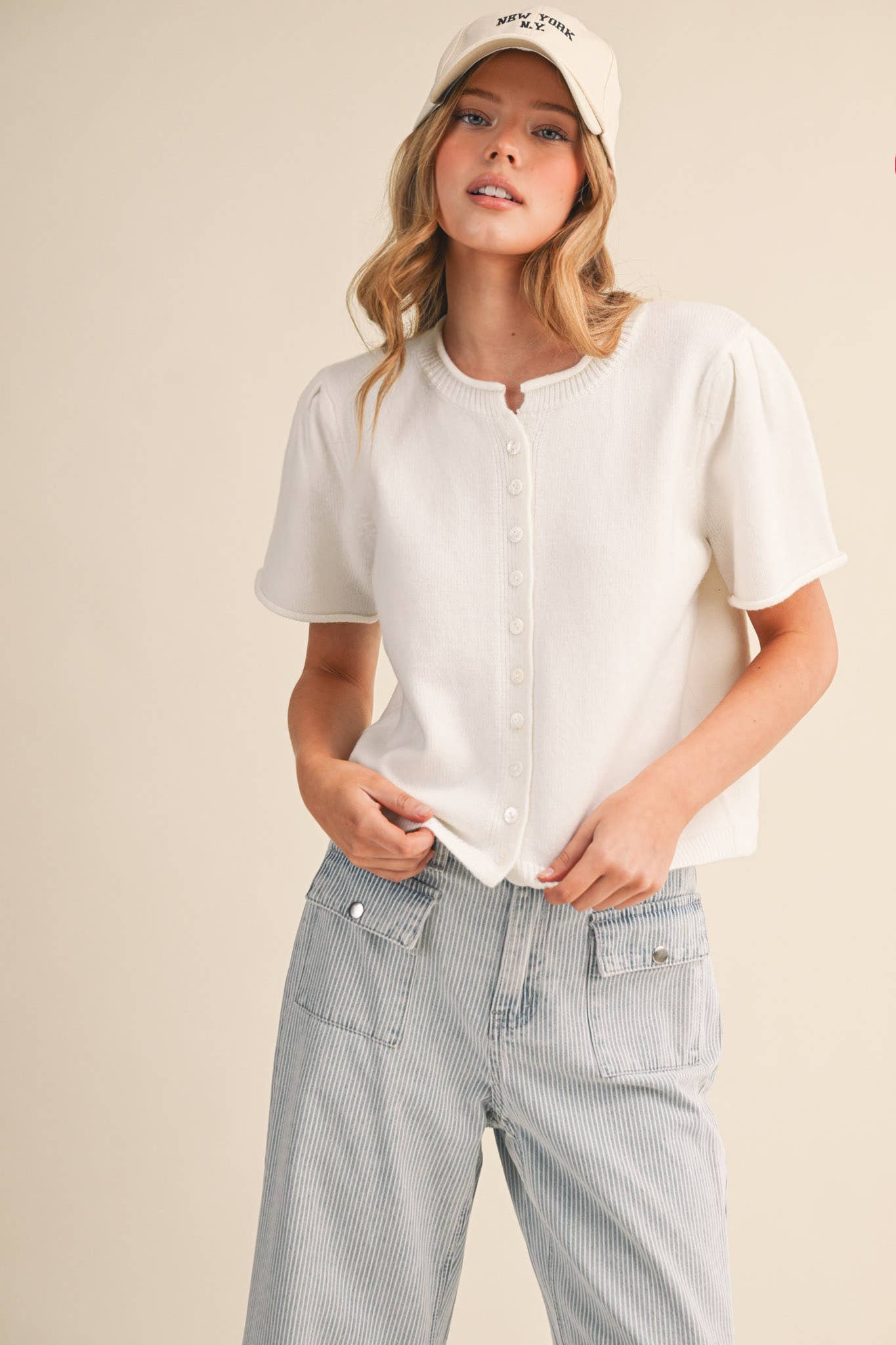 Short Sleeve Cardigan