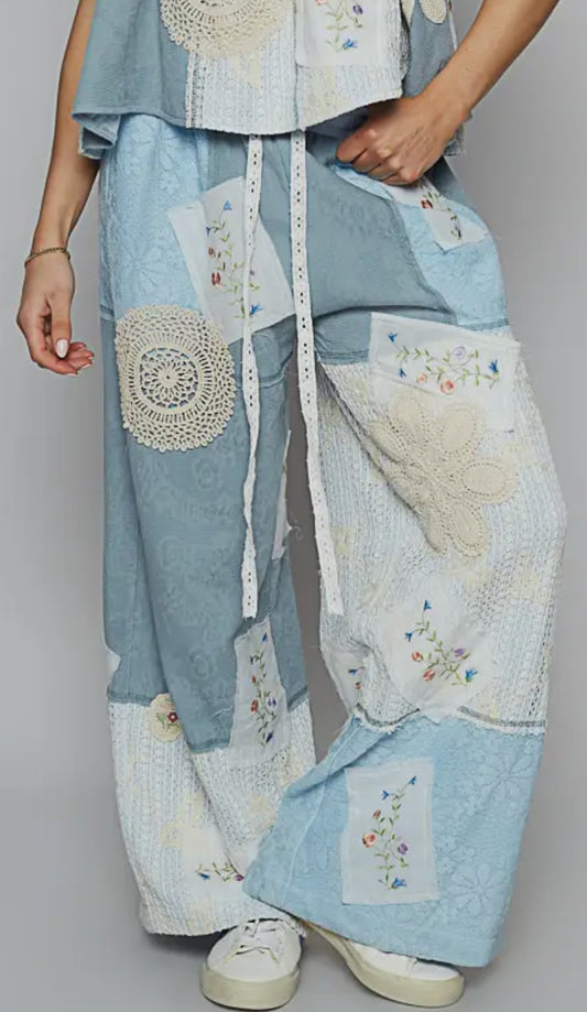 Perfect Patchwork Pants by POL