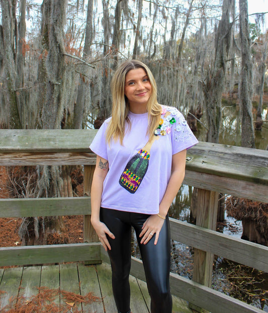 Queen of Sparkles Poppin’ Bottles Tee