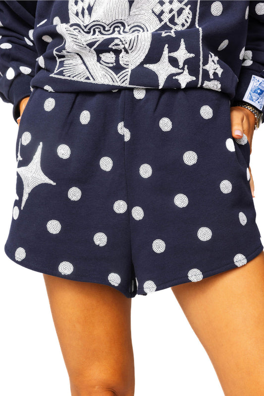 Navy Polka Dot Shorts Preorder- 12/15 Arrival