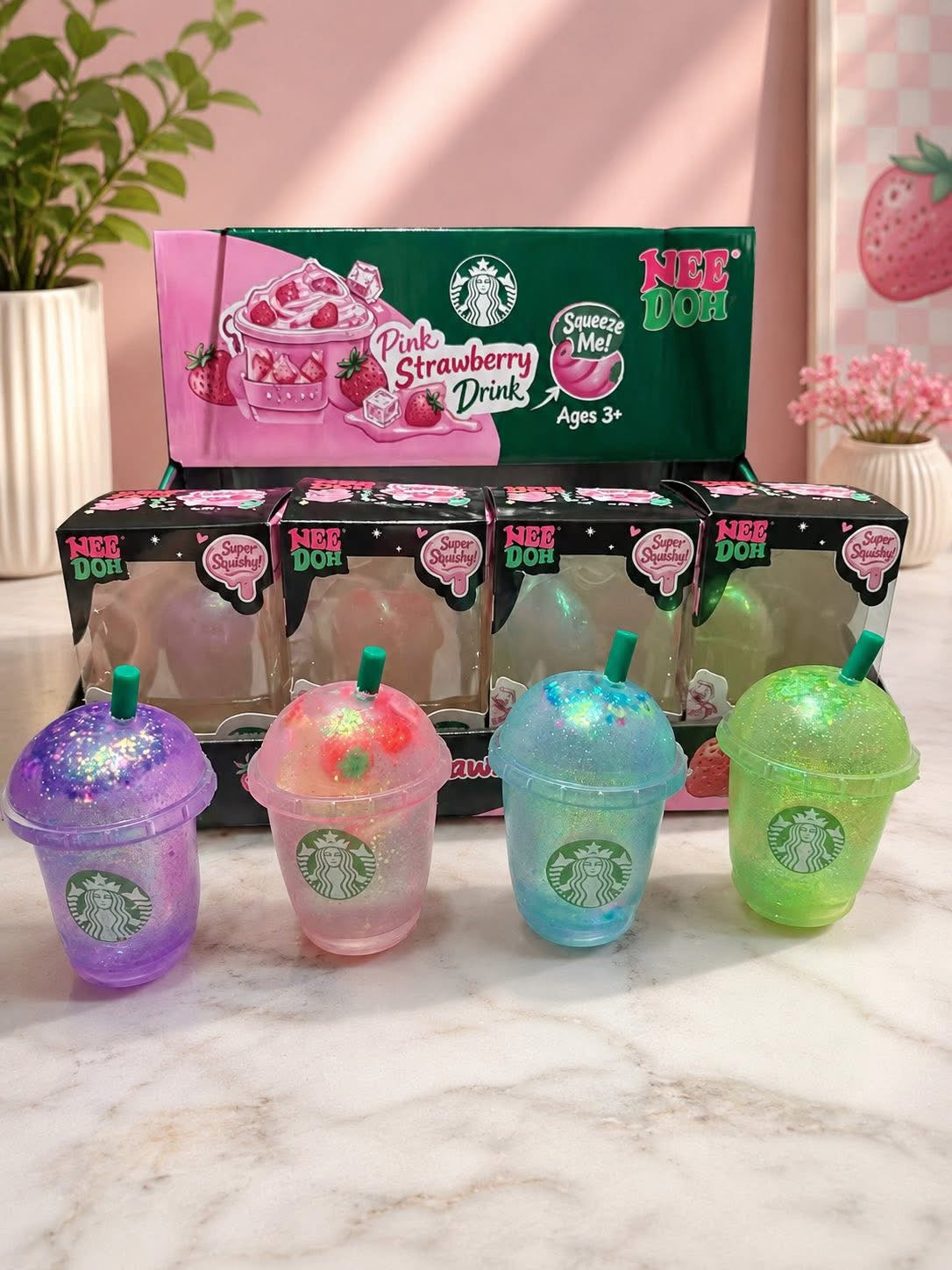 Starbucks Pink Drink Squishy