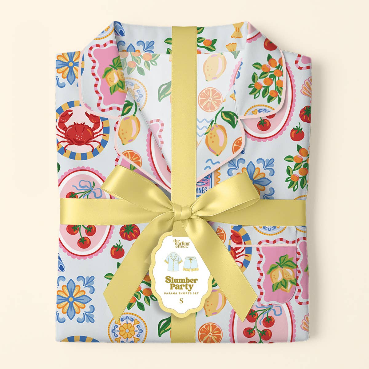 Slumber Party Pajama Shorts Set–Ciao Bella