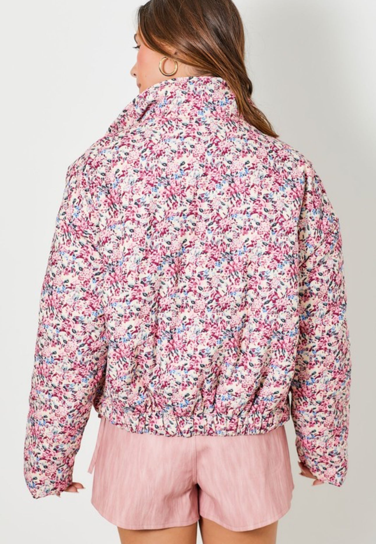 Floral Puffer Jacket