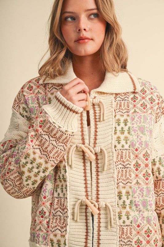 Prairie Petals Patchwork Cardigan Preorder