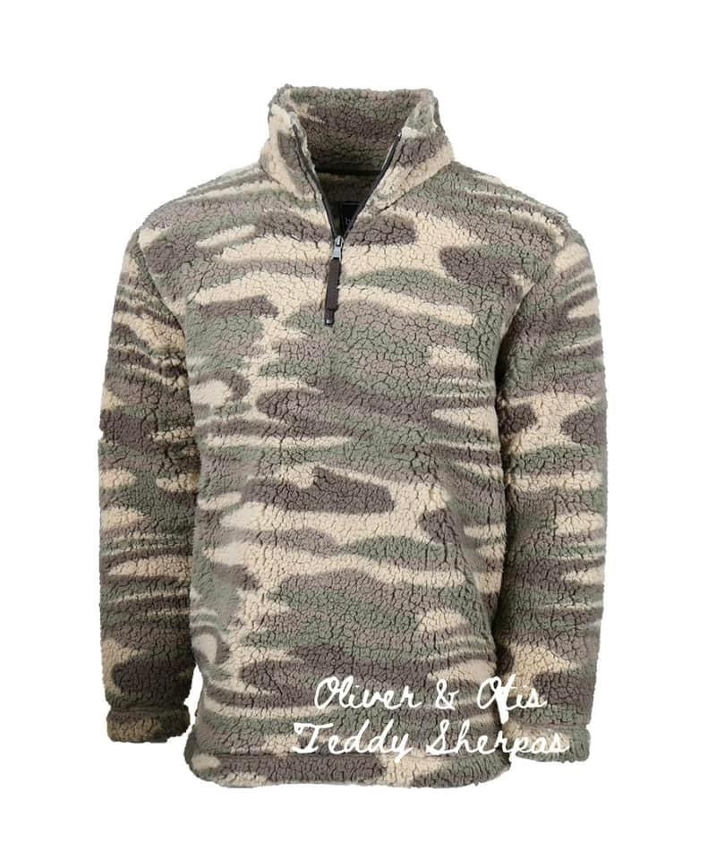 Camo Teddy Sherpa