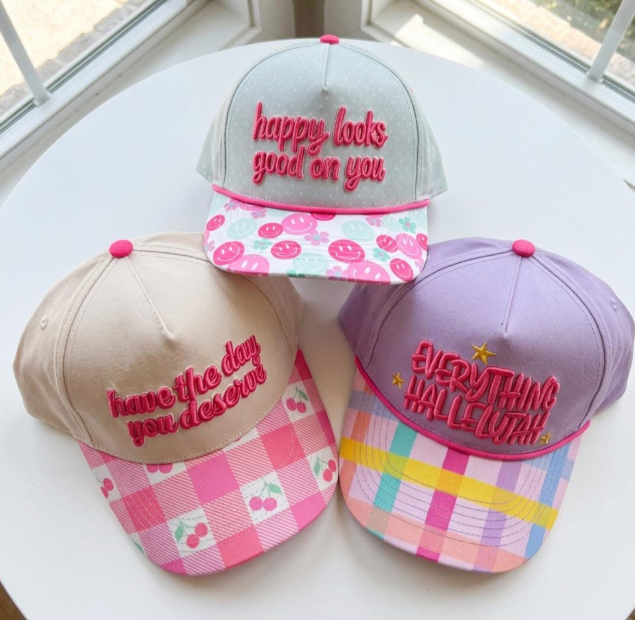 Fun & Faithful Embroidered Hats