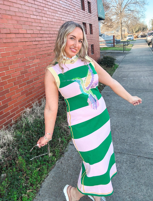 Hummingbird Knit Dress