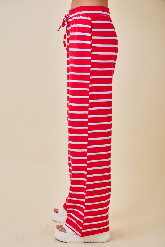 Tomato Blue Striped Pants