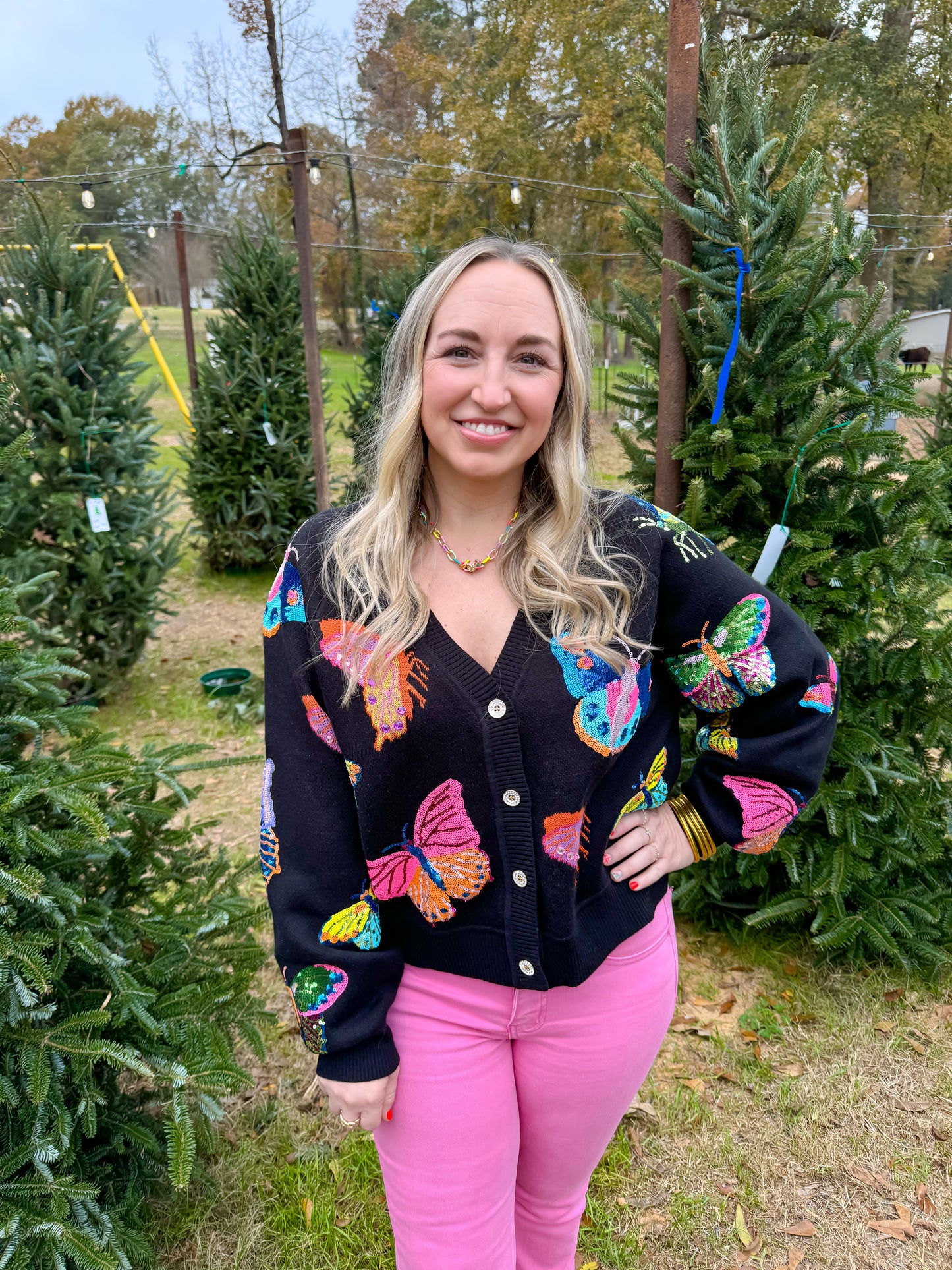 Black Butterfly Cardigan