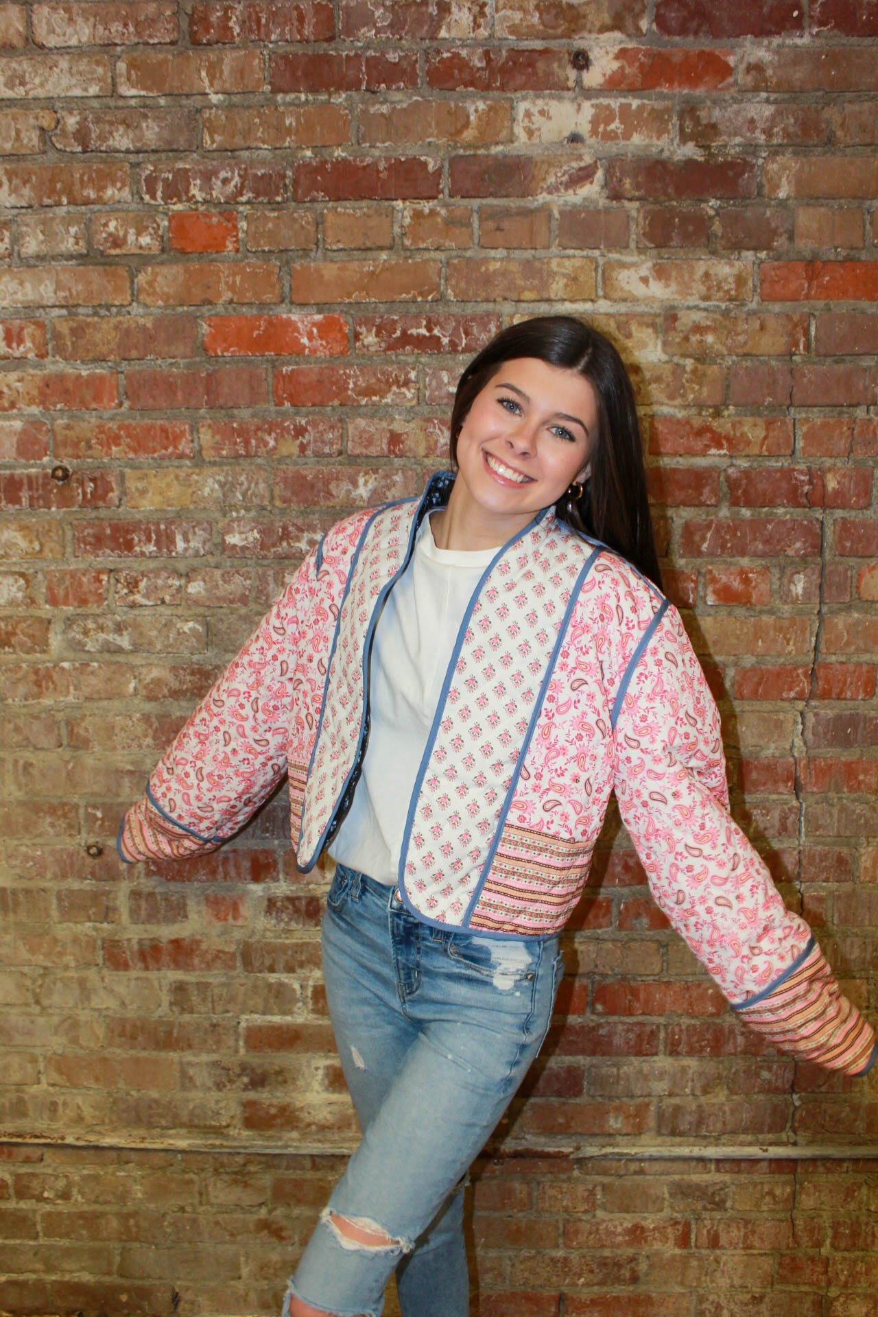 Preppy Paisley Reversible Jacket