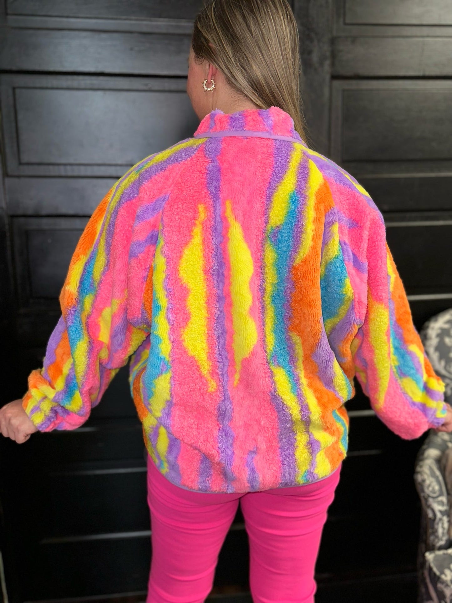 All the Fuzzy Feels Neon Jacket