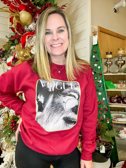 Vogue Santa Sweatshirt