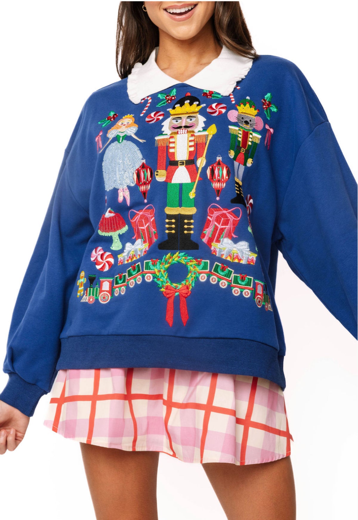 Navy Nutcracker Icon Sweatshirt