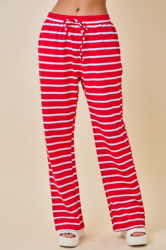 Tomato Blue Striped Pants