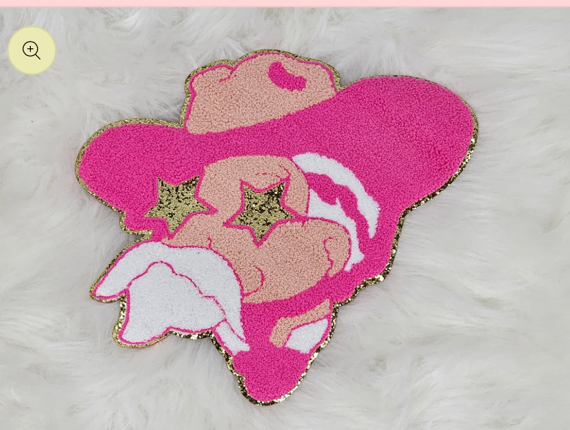 Custom Preppy Pink Mascot Patch