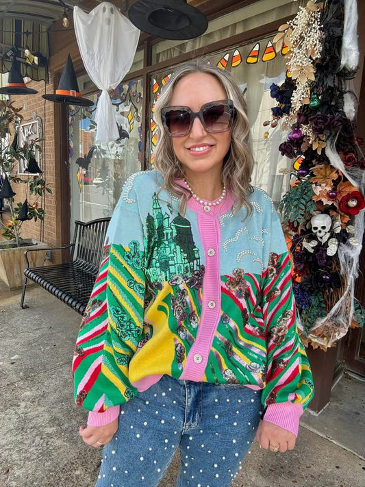 Yellow Brick Road to Oz Cardigan Licensed