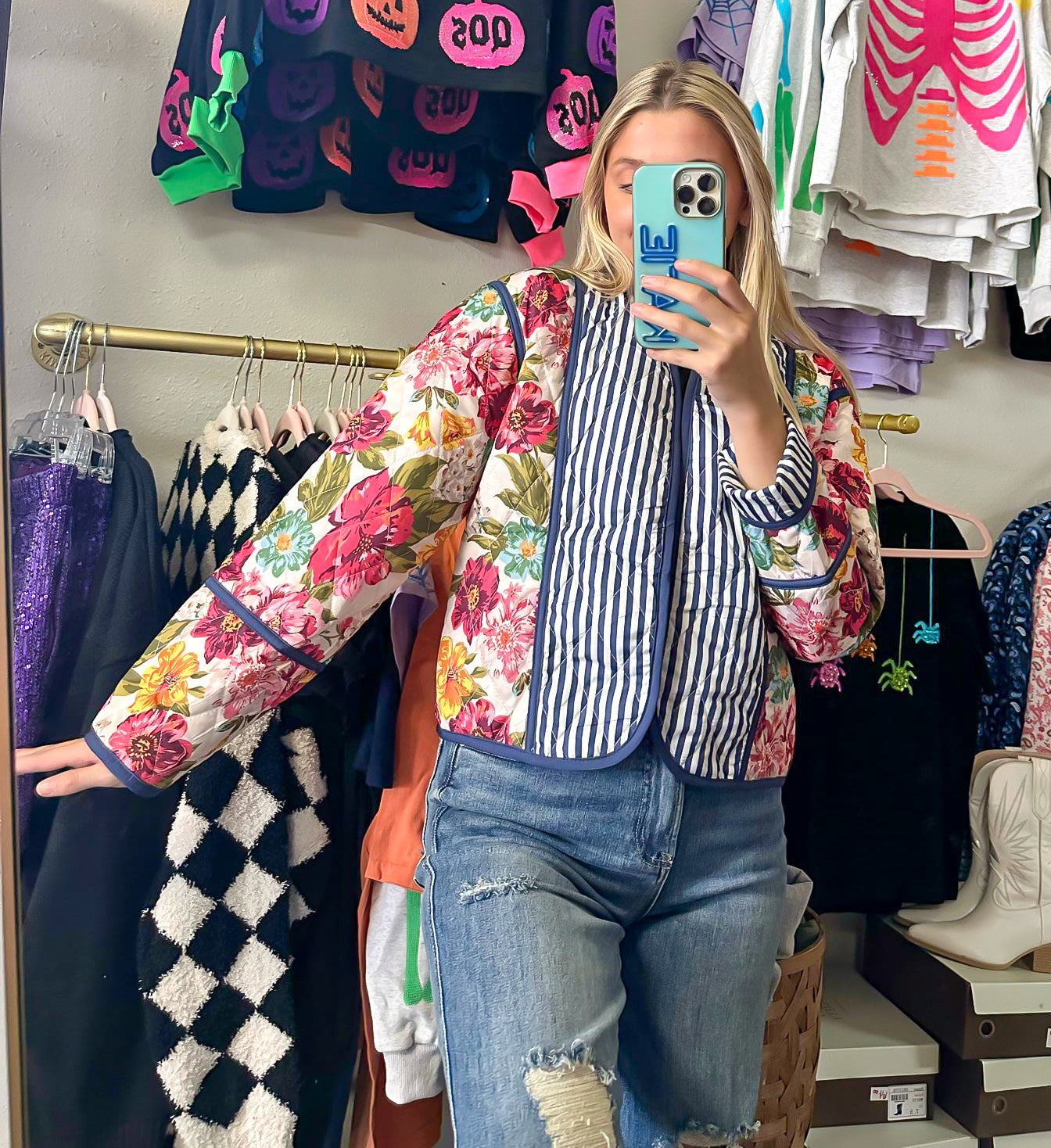 Mae Floral Quilted Jacket