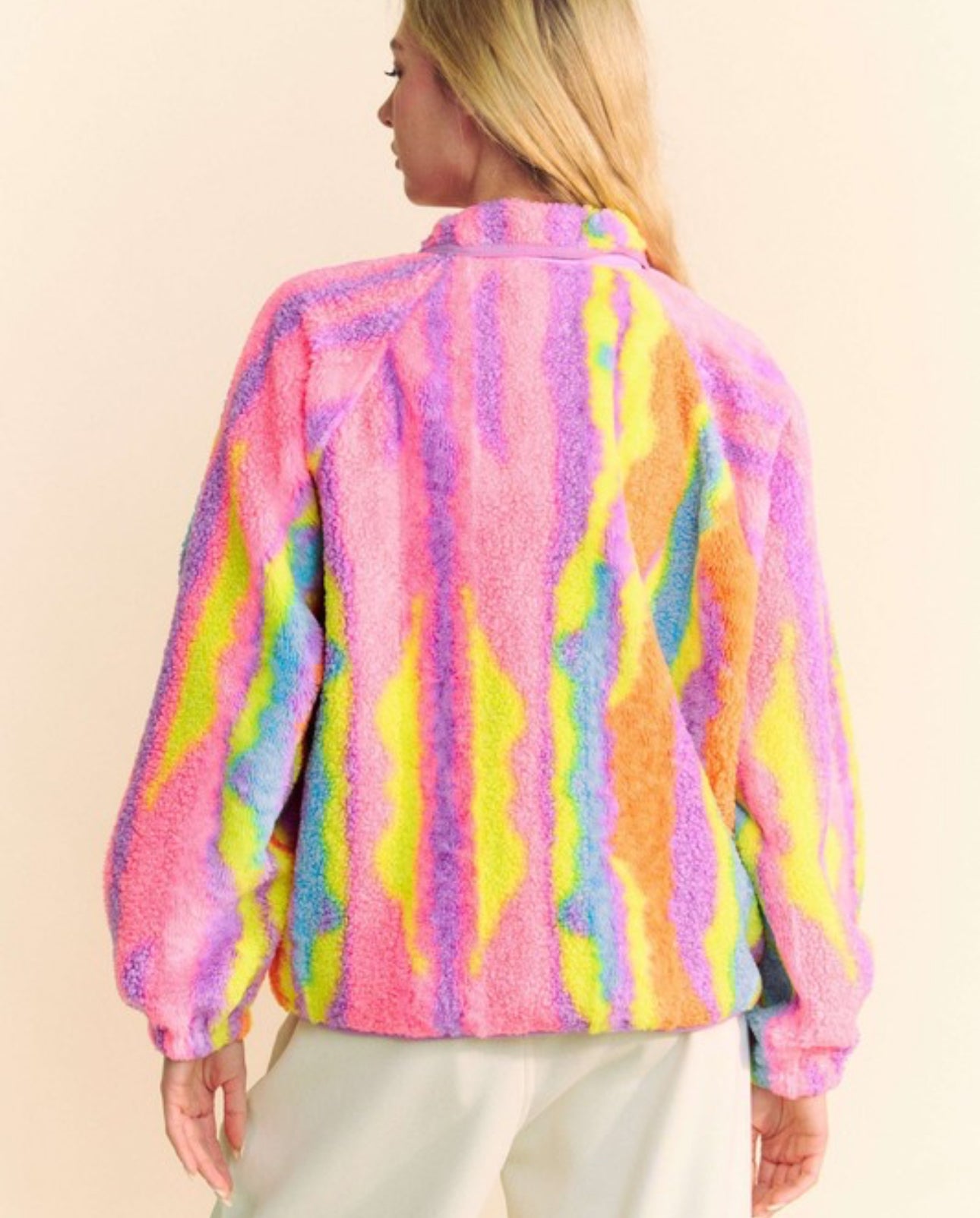 All the Fuzzy Feels Neon Jacket