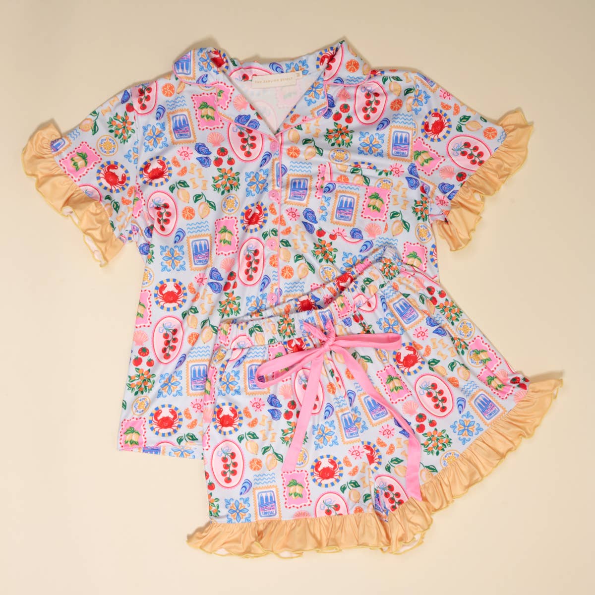 Slumber Party Pajama Shorts Set–Ciao Bella