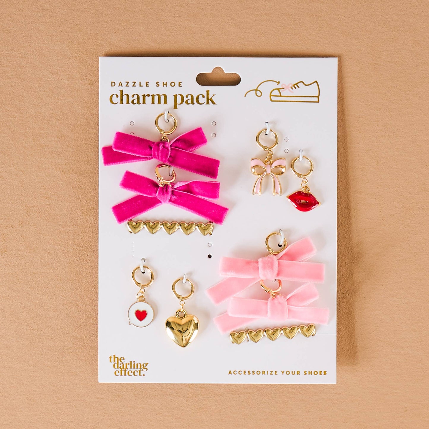 Dazzle Shoe Charm Pack-Velvet Crush