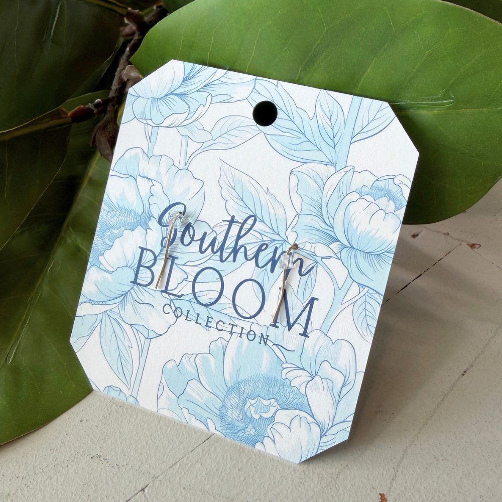 Southern Bloom Collection - Magnolia Manor Pearl Earrings