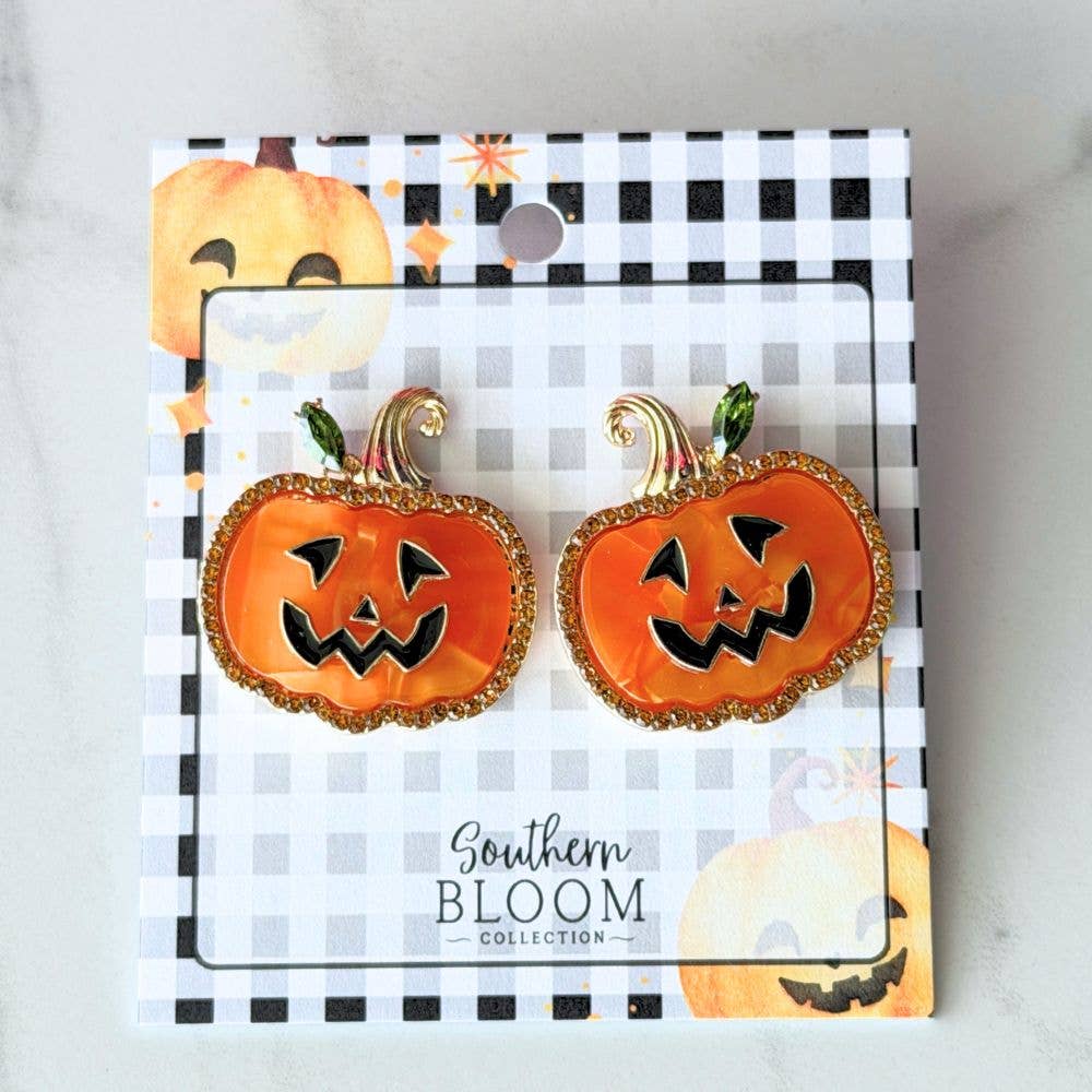 Southern Bloom Collection - Hello Pumpkin Earrings