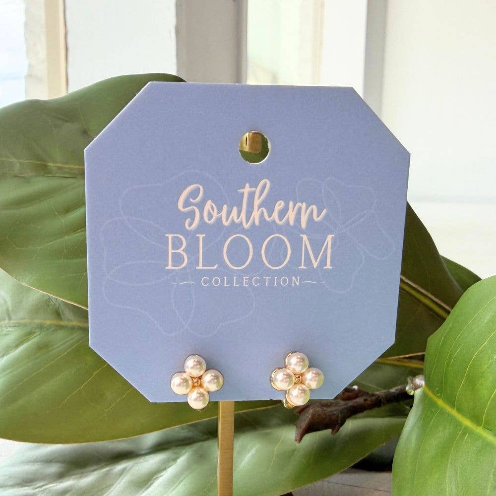 Southern Bloom Collection - Pearl Clover Huggie