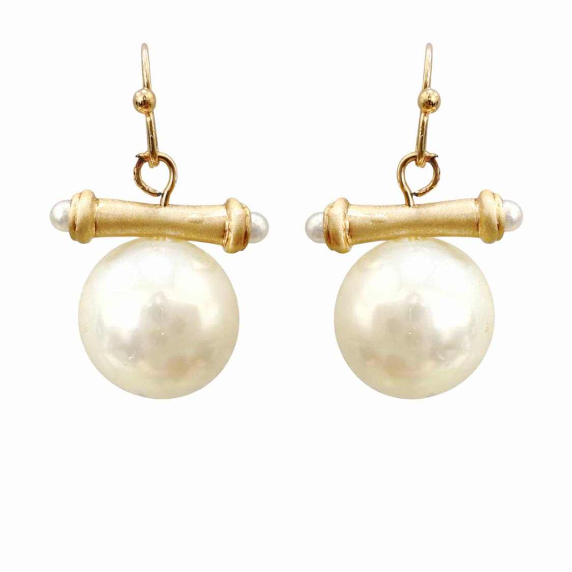 Southern Bloom Collection - Magnolia Manor Pearl Earrings