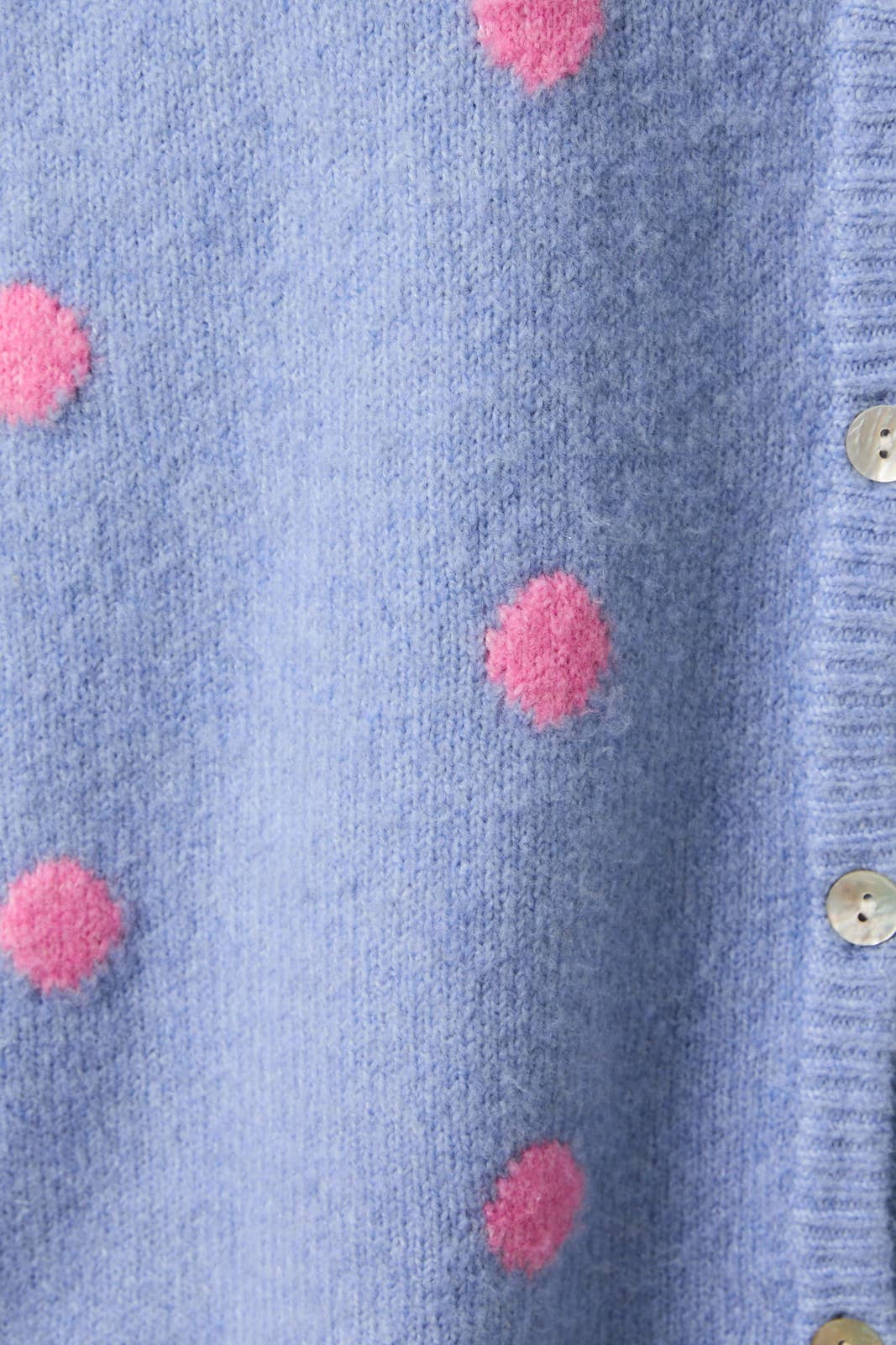 Long Sleeve Polka Dot Cardigan