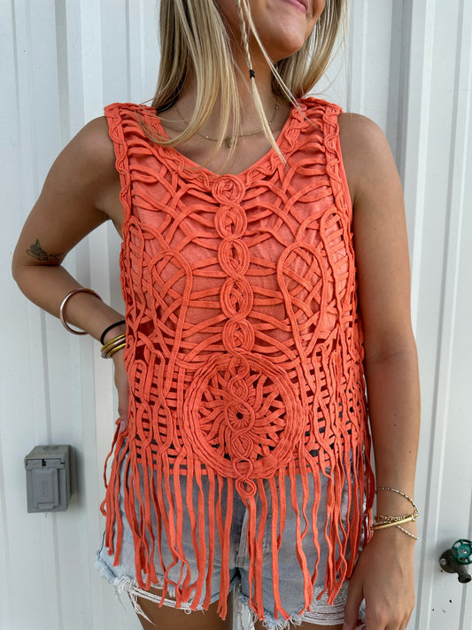 Born Free Fringe Top